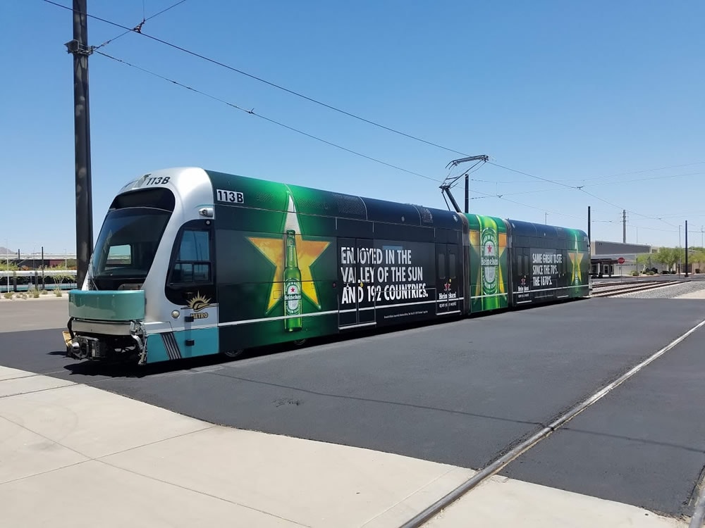 Light Rail wraps, Monorail Wraps, Subways Decals